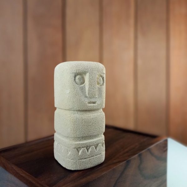 Primitive Stone Statue | Bohemian Style Decorative Paras Stone - Image 5