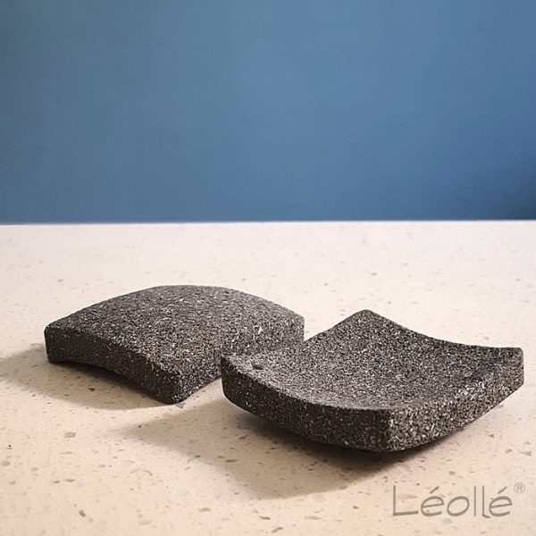 Aromatherapy Incense Holder – Lava Stone Square - Image 3