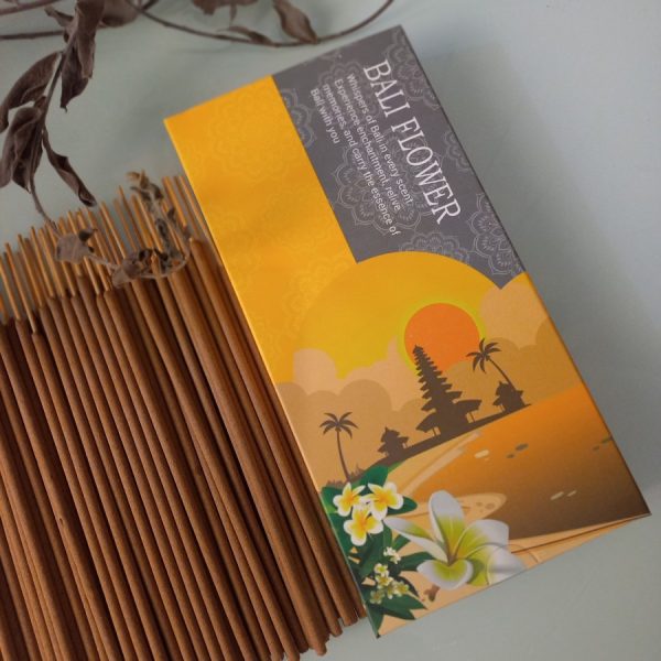 Bali Flower Aromatherapy Incense Sticks (100 Sticks) - Natural Room Fragrance - Image 3