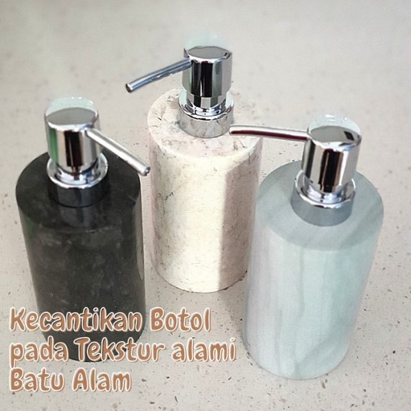 Marble Soap Dispenser Bottle - Liquid Soap & Hand Wash Dispenser - Image 2