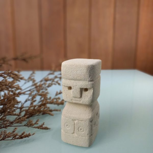 Bohemian Style Decorative Paras Stone Primitive Statue – Handmade Bali Craft