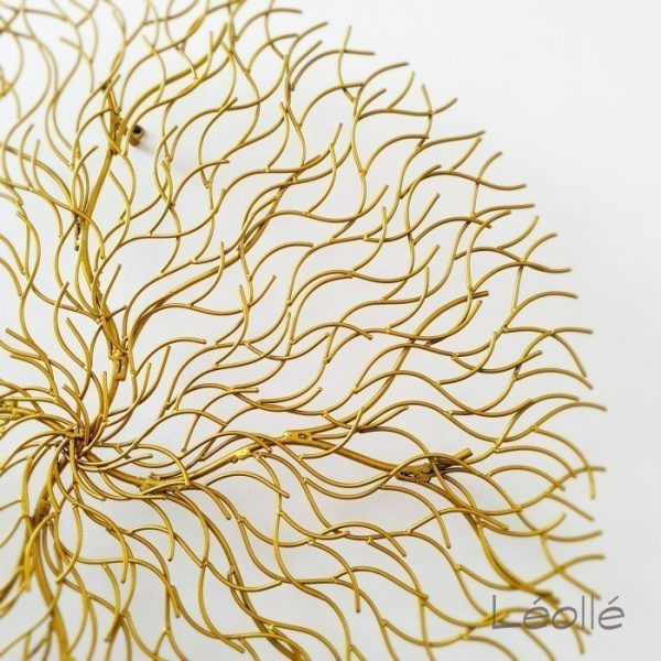 Gold Metal Root Wall Art Decoration - Image 3