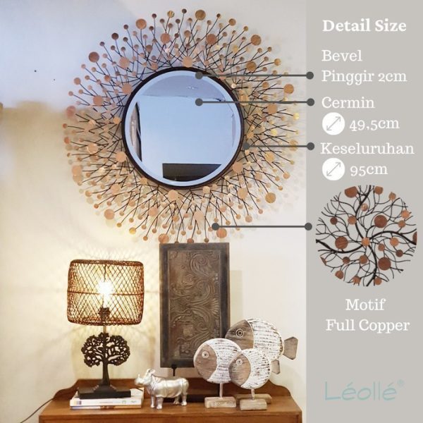 Luxury mirror wall art