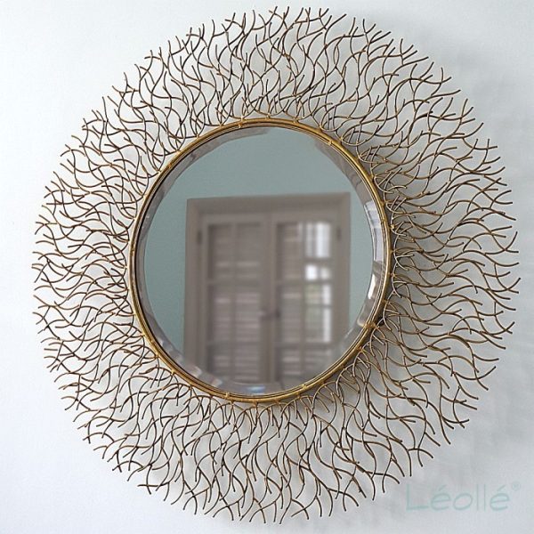 Luxurious Wall Mirror Golden Root Frame - Image 3