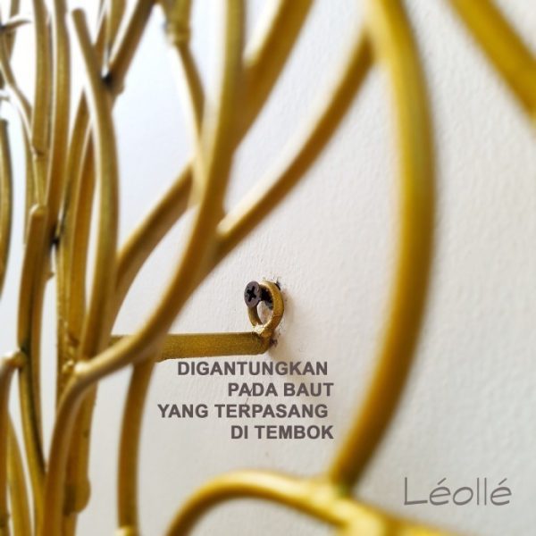 Gold Metal Wall Art Decoration - Image 5