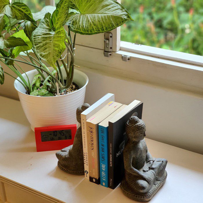 Sitting Buddha Decoration Statue - Antique Color - Image 5