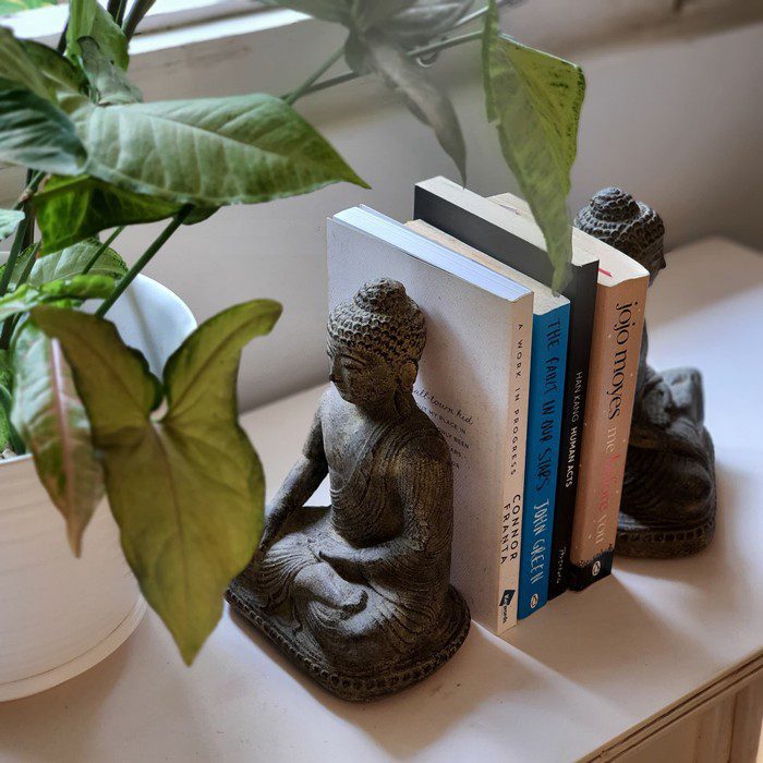 Sitting Buddha Decoration Statue - Antique Color