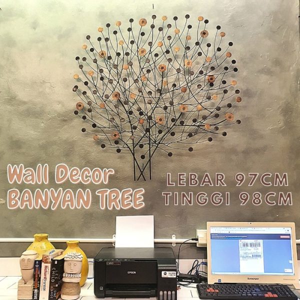 Banyan Tree Wall Decor - Iron & Copper Combination - Image 2