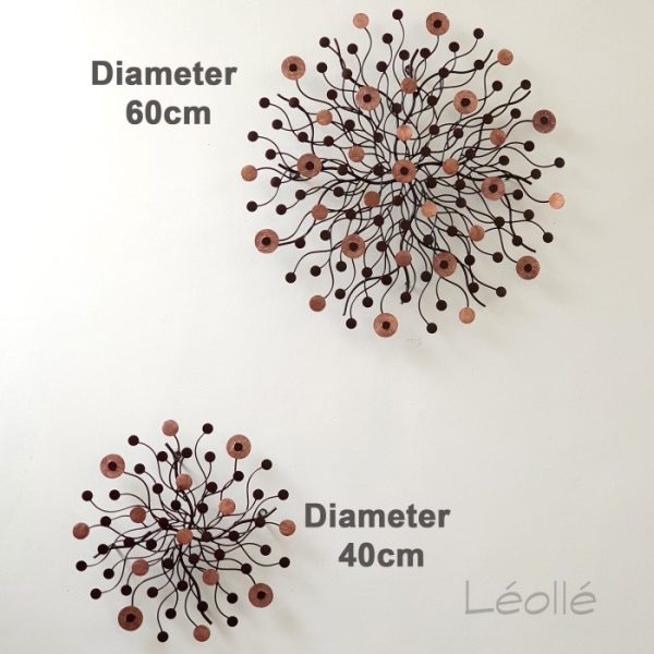 Metal Wall Art Decoration - Iron & Copper Combination - Image 4