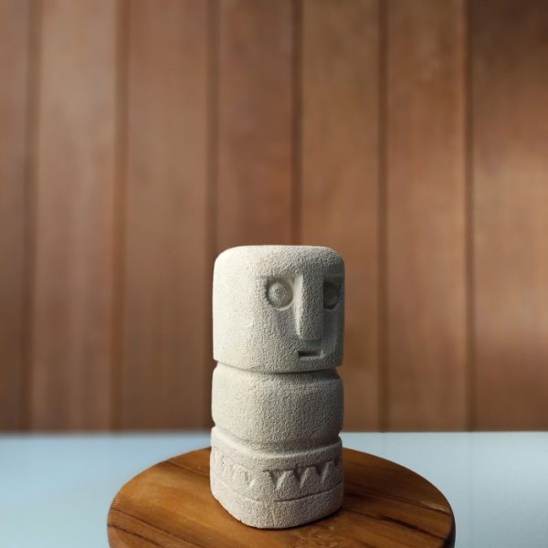 Primitive Stone Statue | Bohemian Style Decorative Paras Stone - Image 2
