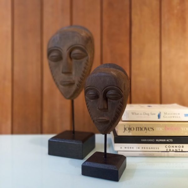 Unique Primitive Display Statue  Mask Style - Table Decoration - Image 4