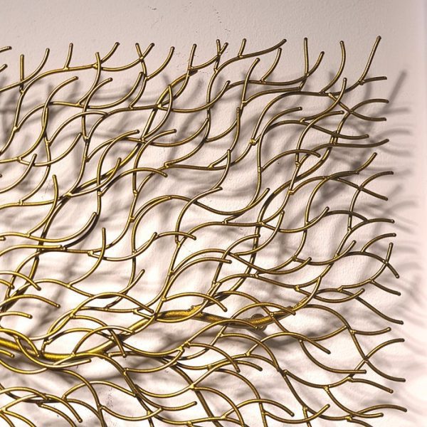 Gold Wall Decoration 160cm Handcrafted Solid Iron - Image 3