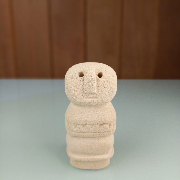 Primitive Stone Statue | Bohemian Style Paras Stone Decor - Image 5