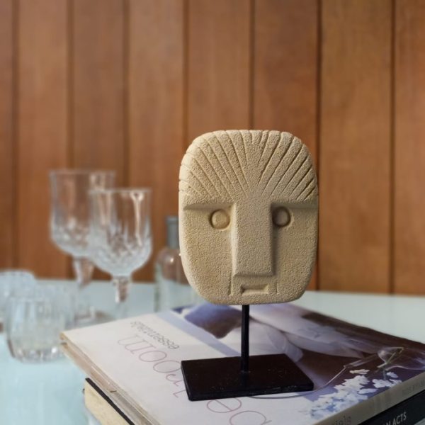 Primitive Mask Gepeng Display Statue | Cultural Room Decoration - Image 2