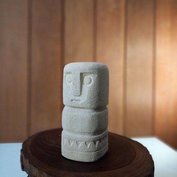 Primitive Stone Statue | Bohemian Style Decorative Paras Stone - Image 4