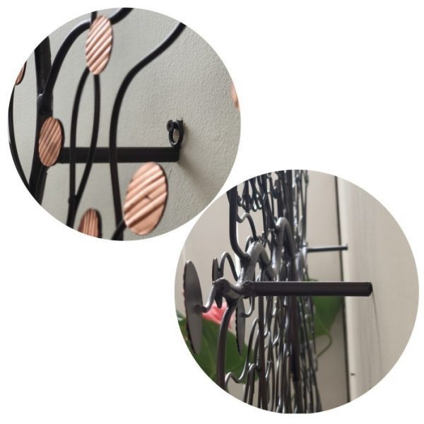 Metal Wall Decor for Living Room and Bedroom Full Copper Design - Image 4