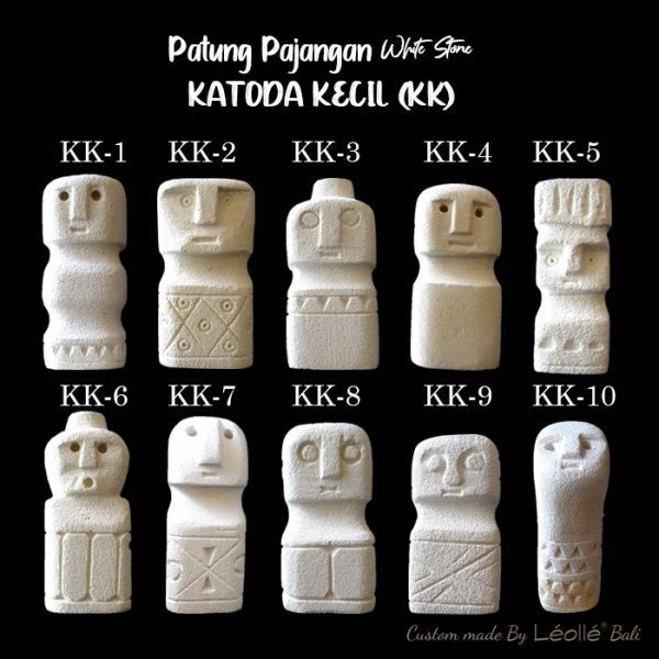 Primitive Sumba Stone Statue Small Cathode Paras - Image 2