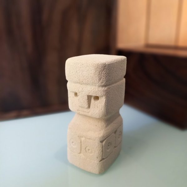 Bohemian Style Decorative Paras Stone Primitive Statue – Handmade Bali Craft - Image 3