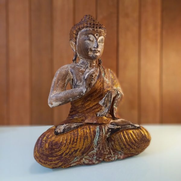 Elegant Fengshui Buddha Statue Gold - Image 3