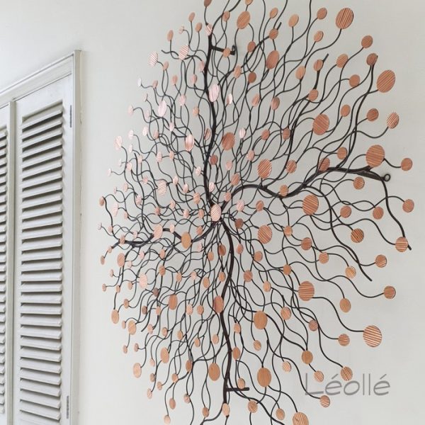 Round Metal Wall Decoration Unique Luxury Living Room Wall Decor - Image 2