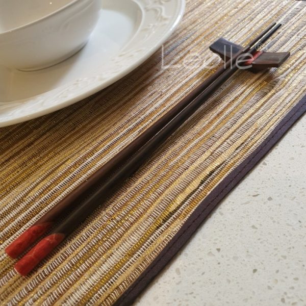 Housewarming Gift Sonokeling Wood Chopsticks Red Coral Family Package - Image 4