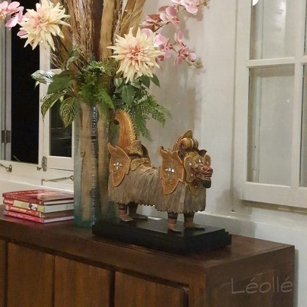 Balinese Barong Figurine – Decorative Sculpture - Image 6