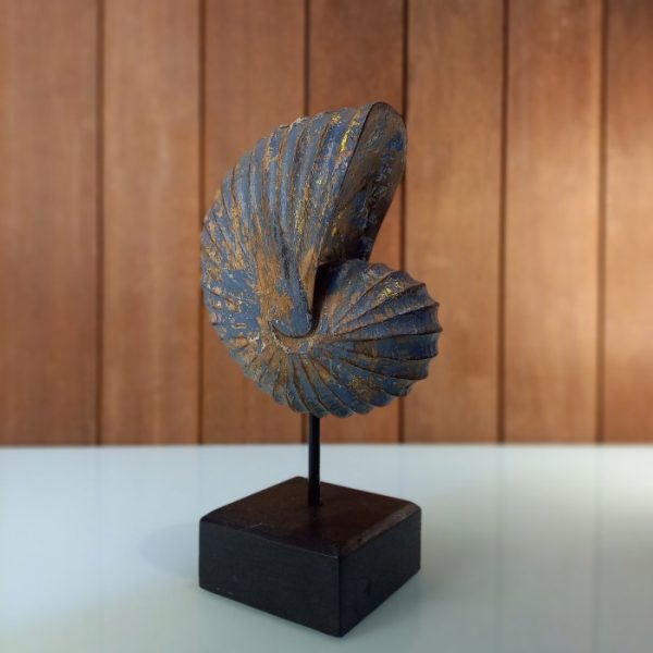 Unique Table Decoration - Bali Shell Carving Statue - Image 3