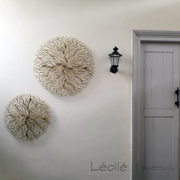 Gold Metal Wall Art Decoration - Image 2