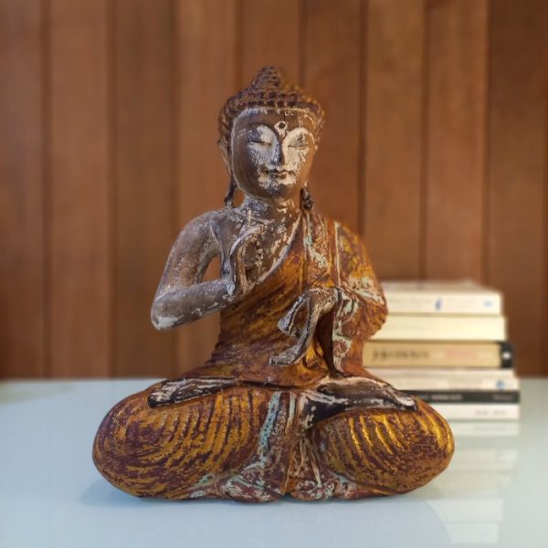 Elegant Fengshui Buddha Statue Gold - Image 6