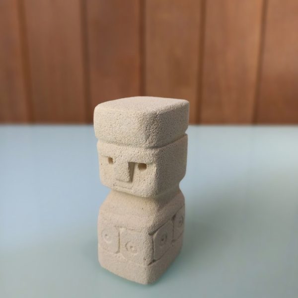 Bohemian Style Decorative Paras Stone Primitive Statue – Handmade Bali Craft - Image 6