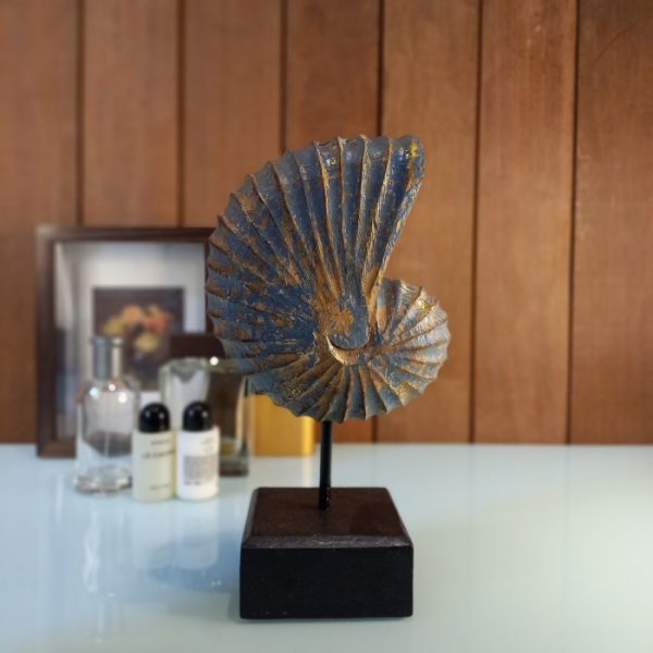Unique Table Decoration - Bali Shell Carving Statue - Image 4