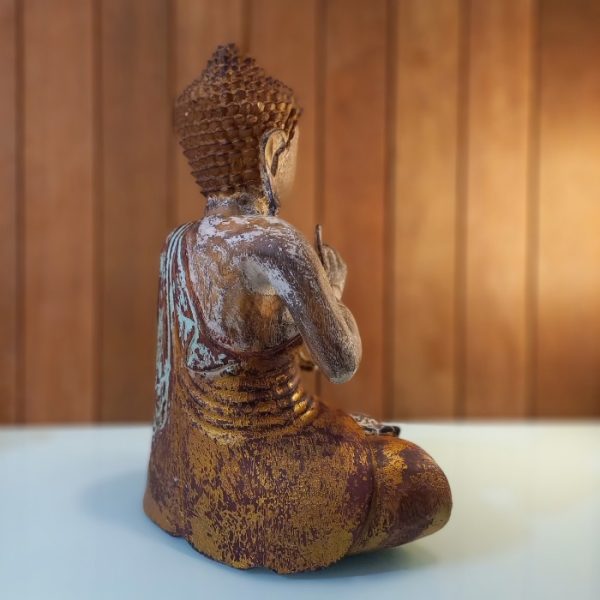 Elegant Fengshui Buddha Statue Gold - Image 7