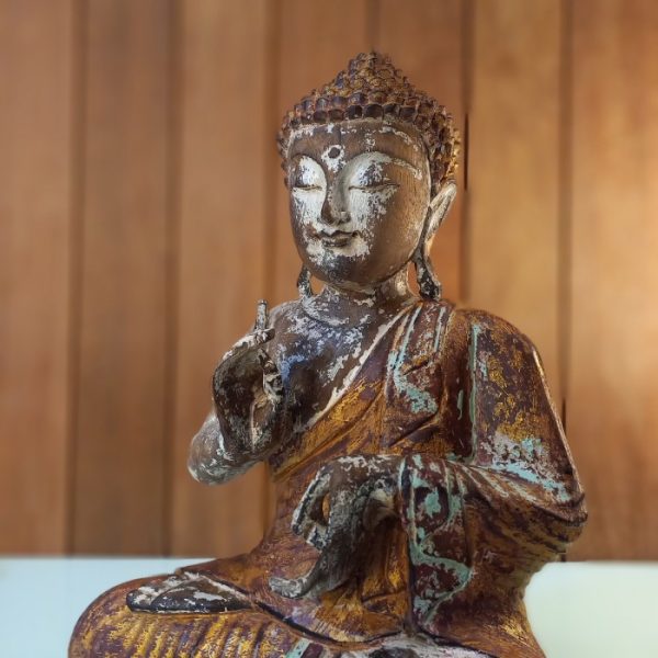 Elegant Fengshui Buddha Statue Gold - Image 2