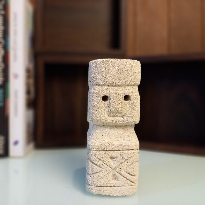 Balinese Paras Stone Carving Statue β Boho Style Table Decoration - Image 4