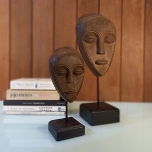 Unique Primitive Display Statue Mask Style - Table Decoration