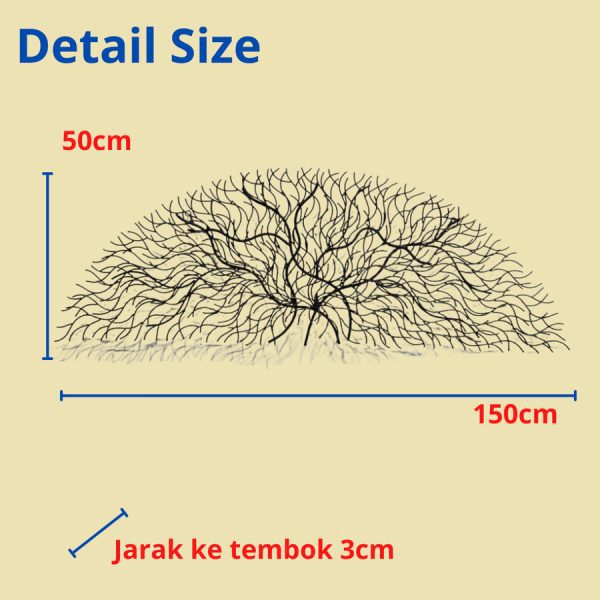 Metal Tree Wall Decor Minimalist Wall Decoration - Image 6