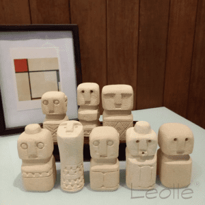 Primitive Sumba Stone Statue – Small Cathode Figurine Handmade from Paras Stone