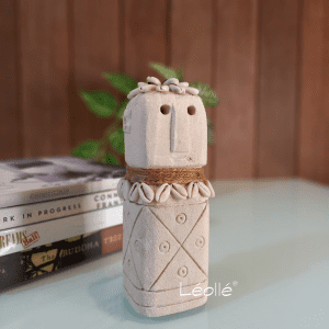 Tribal Ethnic Paras Stone Statue – Unique Gift & Desk Display | Handmade in Bali
