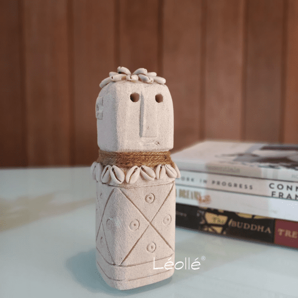 Tribal Ethnic Paras Stone Statue – Unique Gift & Desk Display | Handmade in Bali - Image 4