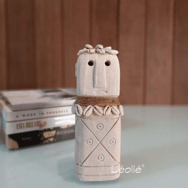 Tribal Ethnic Paras Stone Statue – Unique Gift & Desk Display | Handmade in Bali - Image 2