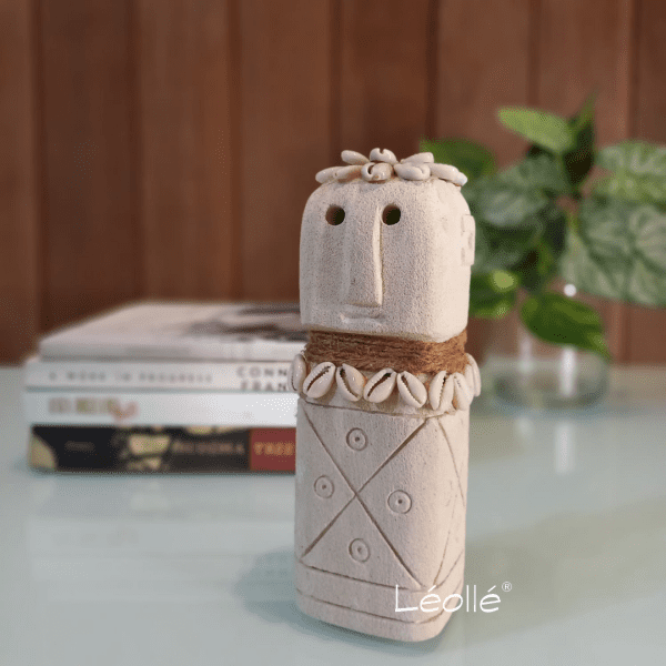 Tribal Ethnic Paras Stone Statue – Unique Gift & Desk Display | Handmade in Bali - Image 3