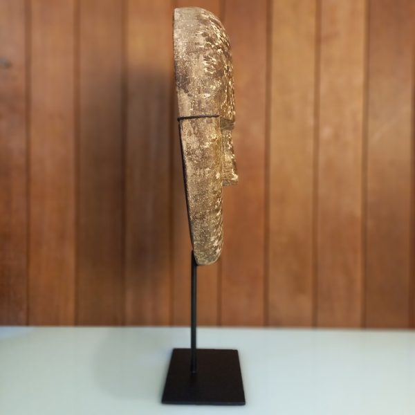 Primitive Style Mask Sculpture - Image 9