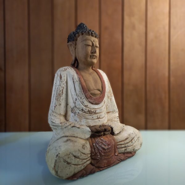 Hand Carved Balinese Buddha Statue - Image 4