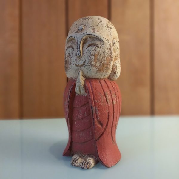Jizo Wooden Carving Statue – Home Decoration - Image 6