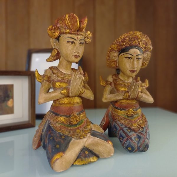 Balinese Wedding Couple statues