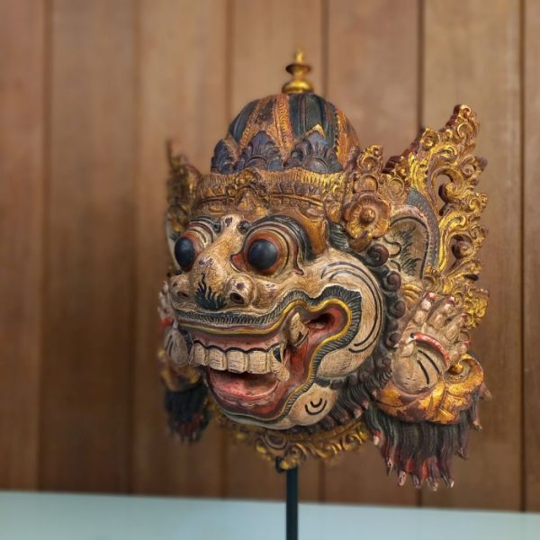 Barong Boma Mask Sculpture - Image 8