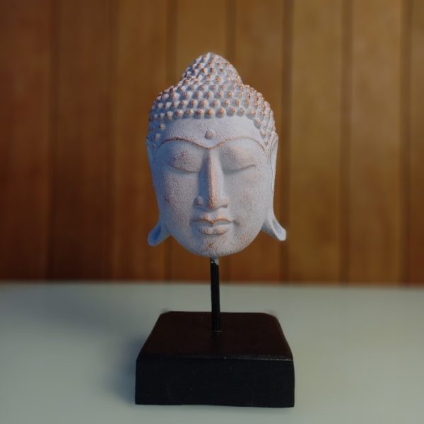 Handcrafted Buddha Head Statue – Feng Shui Peace Decor from Bali - Image 4