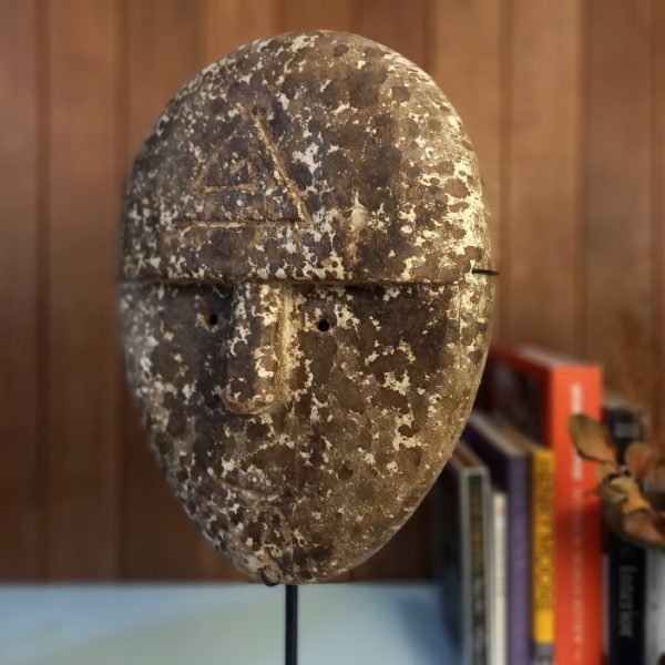 Primitive Style Mask Sculpture - Image 5