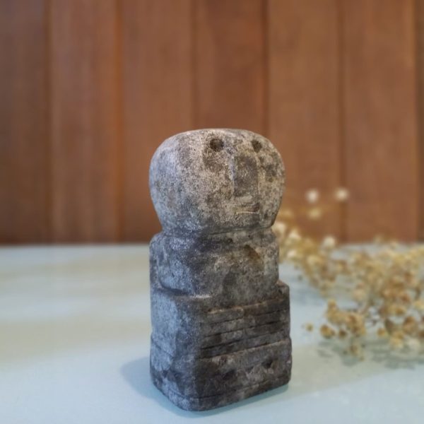 Bohemian Mini Antique Stone Carving small handcrafted sandstone decor with vintage finish