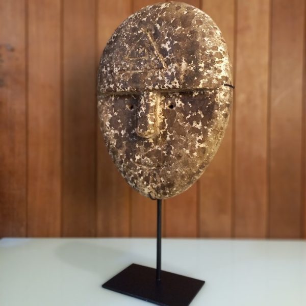 Primitive Style Mask Sculpture - Image 8